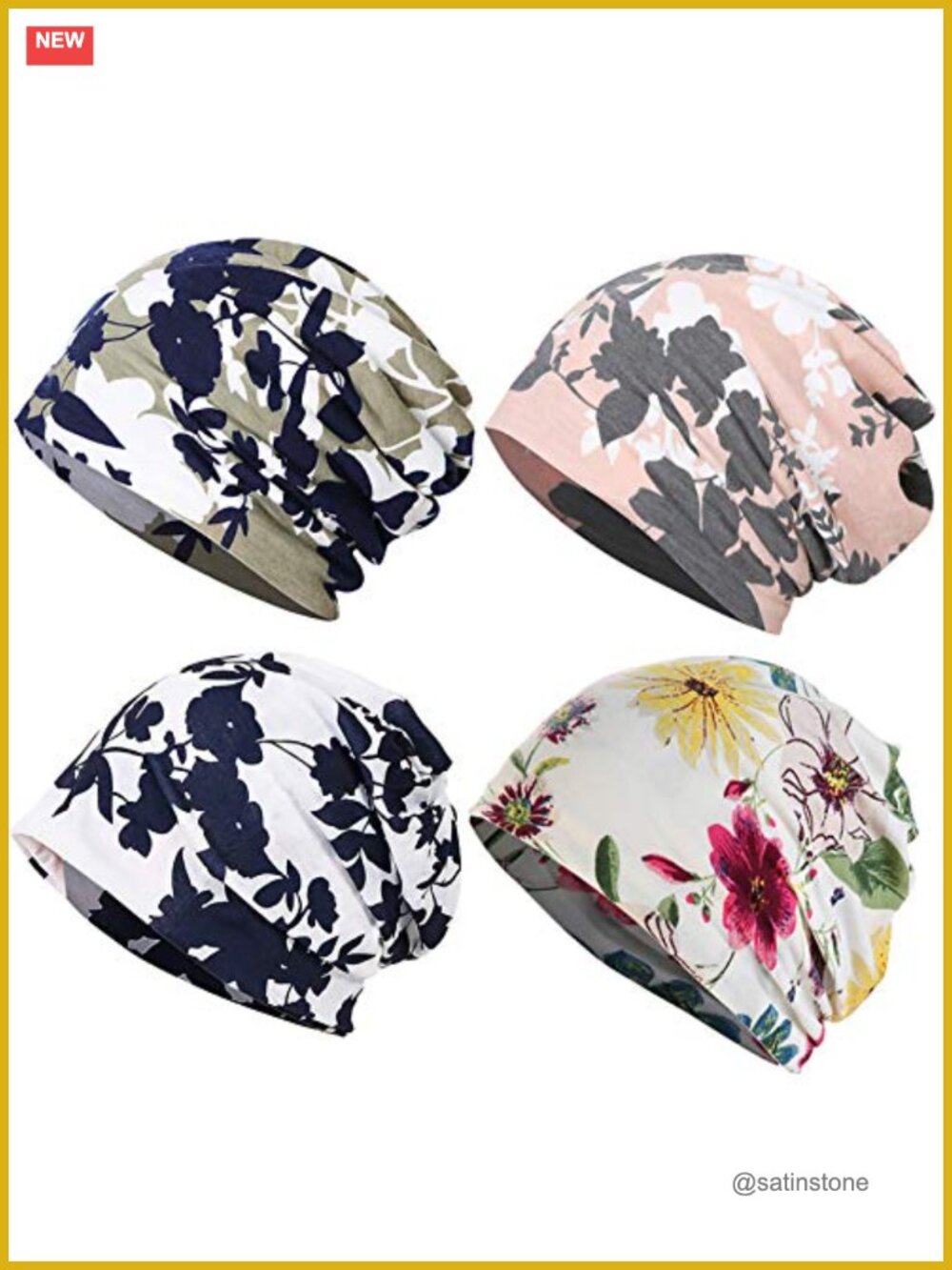 Womens Slouchy Beanie Soft Chemo Headwear Breathable Cancer Cap